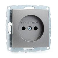 Розетка 2К Mono Electric Despina/ Larissa 16A 250V винтовое подключение антрацит 500-002422-116 Розетка 2К Mono Electric Despina/ Larissa 16A 250V винтовое подключение антрацит 500-002422-116