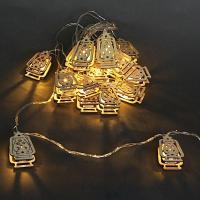 Cветодиодная гирлянда Sneha Фонарик 230V теплый белый статичный A-411