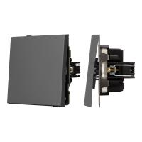 Механизм звонкового выключателя SWT-TENDO-MKR1-SFPL-GR (230V, 10A) Arlight 054589