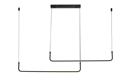 Люстра подвесная Alfa Light F3924-58 black 20W 120*6*H1 20