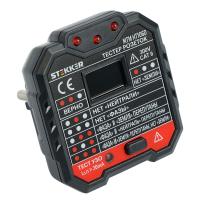 Тестер розеток и УЗО, питание от сети 230V, черный MTM HT106D 49997