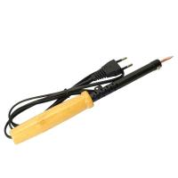 Паяльник с деревянной ручкой 65W, нихромовый нагреватель, долговечное жало, 230В, Stekker PLE110-60 49985