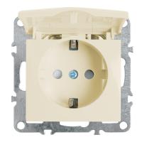 Розетка Feron Stekker Эрна с/з 16A 250V с крышкой защитной шторкой слоновая кость PST16-9112-02 39330 Розетка Feron Stekker Эрна с/з 16A 250V с крышкой защитной шторкой слоновая кость PST16-9112-02 39330