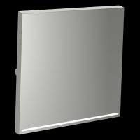 Клавиша для выключателя/переключателя одноклавишного с подсветкой S70 (сталь) Voltum VLS000205