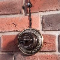 Ретро кабель Werkel витой трехжильный 2,5 мм коричневый W6453314 4690389165627