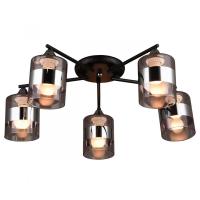 Потолочная люстра IMEX MD.0877-5-S BK+CH