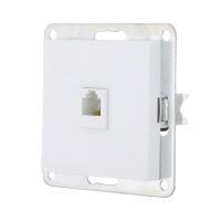 Розетка телефонная RJ-12 LK Studio LK80 белый 845504-1 Розетка телефонная RJ-12 LK Studio LK80 белый 845504-1