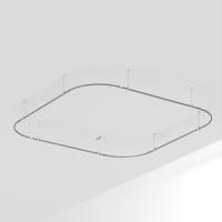 Основание ART-APRIORI-QUADRAT-SOFT-ROD-400-3500x3500 (TN) Arlight 050201