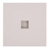 Розетка компьютерная 1-местная RJ-45 (механизм) Stekker Мия RST00-3117-08 пудровый жемчуг 50480
