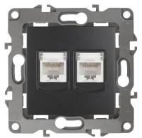 Розетка информационная 2XRJ45 ЭРА 12 12-3108-05 Б0014733 Розетка информационная 2XRJ45 ЭРА 12 12-3108-05 Б0014733
