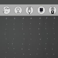 Cветодиодная гирлянда Sneha занавес Роса теплый белый настраиваемый контроллером A-973 WW