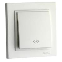 Выключатель Mono Electric Despina одноклавишный перекресный жемчуг 102-252525-112 Выключатель Mono Electric Despina одноклавишный перекресный жемчуг 102-252525-112