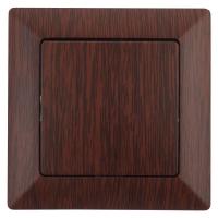 Выключатель одноклавишный ЭРА Intro Solo 10A 250V венге 4-101-10 Б0043268