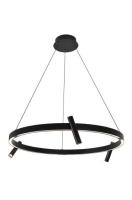 Люстра подвесная Alfa Light F3924-14 black 100W D80*H15 0