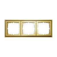 Рамка LK Studio 3-постовая (золото) LK80 CLASSIC 894326-1