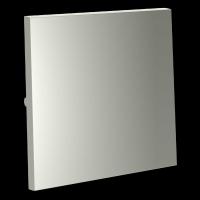 Клавиша для выключателя/переключателя одноклавишного S70 (сталь) Voltum VLS000105