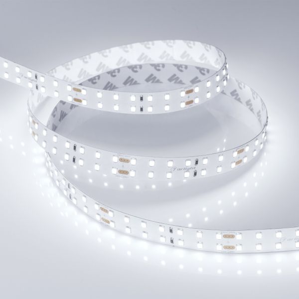 Светодиодная лента Arlight 20W/m 196LED/m 2835SMD холодный белый 5M 019089(2)