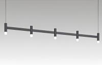 Люстра подвесная Alfa Light F3024-09 MAT BLACK