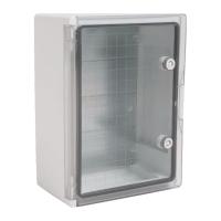 Корпус пластиковый ЩМПп Stekker EBX60-6/06-65 IP65 c прозрачной дверью (400*300*165) пластик ArcaWP65+ 50721