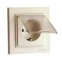 Розетка 2К+З Mono Electric Despina 16A 250V с крышкой винтовое подключение крем 102-170021-118 Розетка 2К+З Mono Electric Despina 16A 250V с крышкой винтовое подключение крем 102-170021-118