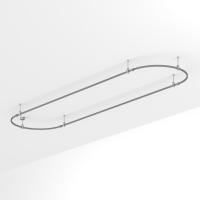 Основание ART-APRIORI-OVAL-ROD-200-4000x1000 (TN) Arlight 054528