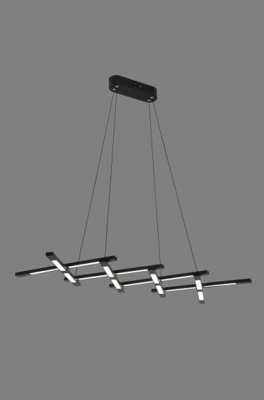 Люстра подвесная Alfa Light F3924-01 black 80W 120*37*H 120