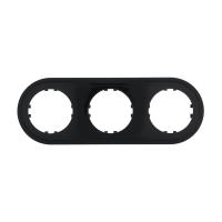 Рамка LK Studio 3-постовая круглая (черный) Vintage-Classic 889308-1