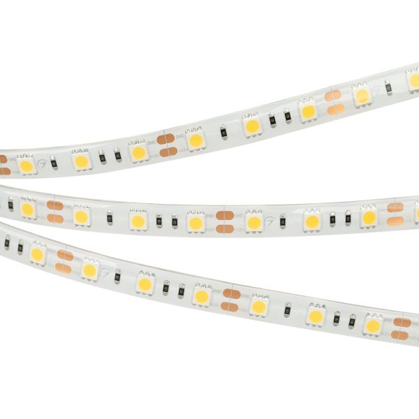 Светодиодная влагозащищенная лента Arlight 14,4W/m 60LED/m 5060SMD теплый белый 5M 014692(2)