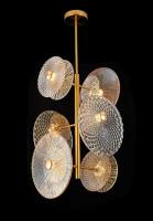 Люстра подвесная Alfa Light F4024-48 380*1200MM AB COLOR led