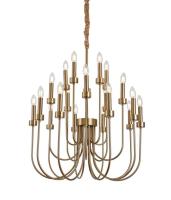 Люстра подвесная Alfa Light F1124-16 D800*H950 COPPER