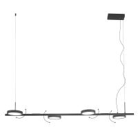 Подвесная светодиодная люстра Crystal Lux CLT 027C4 L1000 BL