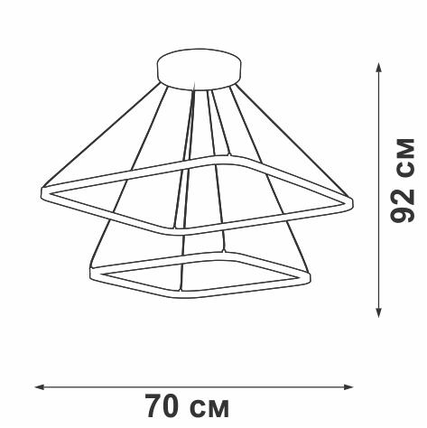 Подвесная люстра Vitaluce V04617-13/2S Подвесная люстра Vitaluce V04617-13/2S
