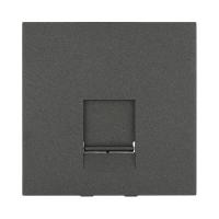 Накладка LK Studio для розетки телефонной, компьютерной RJ,45х45мм (черный бархат) LK45 853208-1