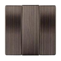 Лицевая панель Werkel выключателя трехклавишного бронзовая WL12-SW-3G-CP 4690389100567