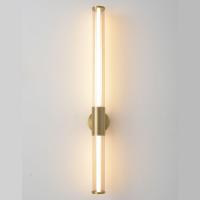 Настенный светодиодный светильник Crystal Lux Lineup AP18W Led Brass