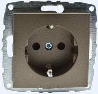 Розетка 2К+З Mono Electric Despina/ Larissa 16A 250V винтовое подключение бронза 500-002321-117 Розетка 2К+З Mono Electric Despina/ Larissa 16A 250V винтовое подключение бронза 500-002321-117