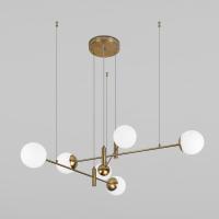 Подвесная люстра Eurosvet Planet 70146/6 латунь Smart