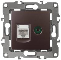 Розетка комбинированная RJ45+TV ЭРА 12 12-3110-13 Б0027448 Розетка комбинированная RJ45+TV ЭРА 12 12-3110-13 Б0027448