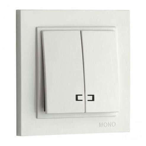 Выключатель Mono Electric Despina двухклавишный с подсветкой слоновая кость 102-010025-103 Выключатель Mono Electric Despina двухклавишный с подсветкой слоновая кость 102-010025-103