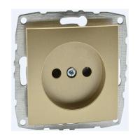 Розетка 2К Mono Electric Despina/ Larissa 16A 250V винтовое подключение титан 500-002222-116 Розетка 2К Mono Electric Despina/ Larissa 16A 250V винтовое подключение титан 500-002222-116