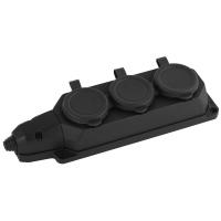 Колодка ЭРА K-3e-B-IP44 каучуковая с заземлением 3 розетки 16A IP44 черная Б0044545 Колодка ЭРА K-3e-B-IP44 каучуковая с заземлением 3 розетки 16A IP44 черная Б0044545