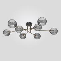 Потолочная люстра IMEX MD.4540-8-S BK+AB