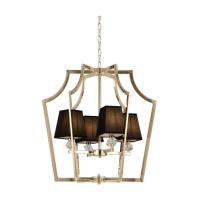 Подвесная люстра Lumina Deco Montero LDP 1249-4 GD+BK