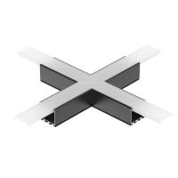 Коннектор X-образный Arlight PLS-Lock-H25-Х90 Black 031269