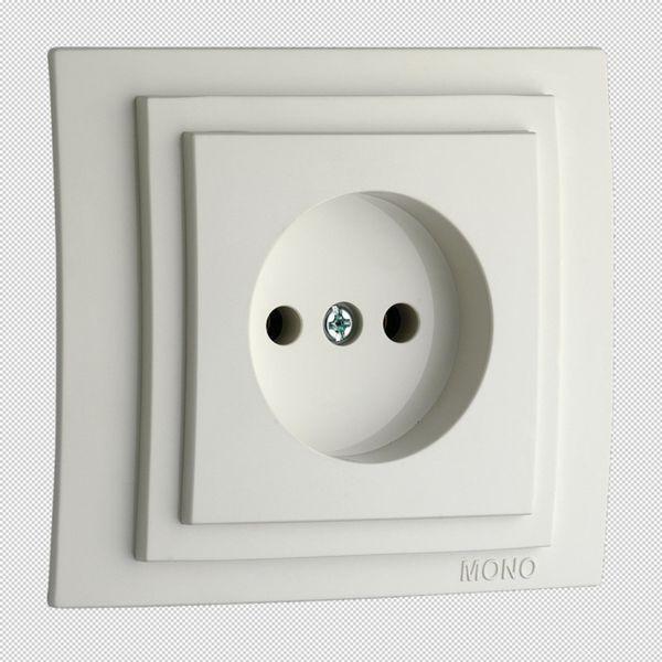 Розетка 2К Mono Electric Despina/ Larissa 16A 250V винтовое подключение белый 500-001922-116 Розетка 2К Mono Electric Despina/ Larissa 16A 250V винтовое подключение белый 500-001922-116