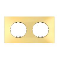 Рамка LK Studio 2-постовая квадрат (золото) Vintage-Quadro 884216-1