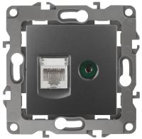 Розетка комбинированная RJ45+TV ЭРА 12 12-3110-12 Б0027447 Розетка комбинированная RJ45+TV ЭРА 12 12-3110-12 Б0027447