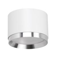 Светильник потолочный Feron Barrel DUET HL459  12W, 230V,GX53, белый + хром IP20