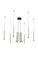 Люстра подвесная Alfa Light F3924-67 AB 75W 120*H15 0