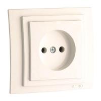 Розетка 2К Mono Electric Larissa 16A 250V винтовое подключение слоновая кость 103-010122-116 Розетка 2К Mono Electric Larissa 16A 250V винтовое подключение слоновая кость 103-010122-116